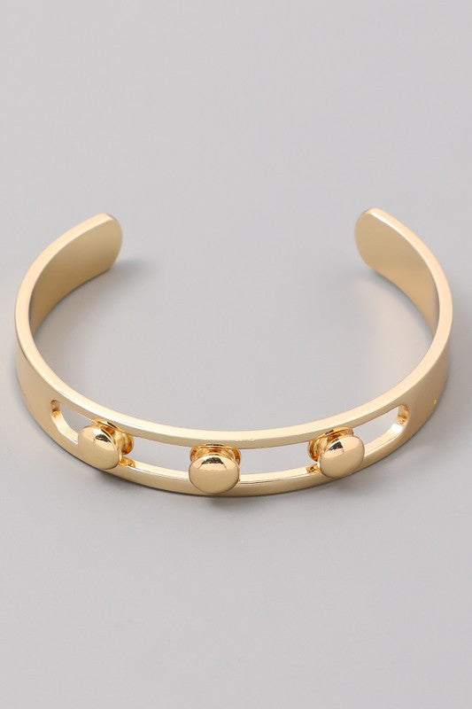 Button Mash Bangle Cuff