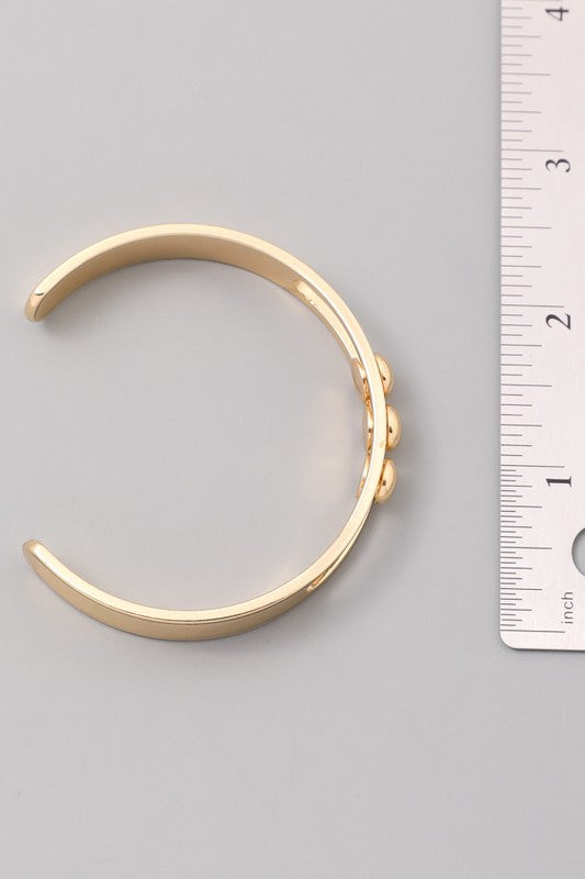 Button Mash Bangle Cuff