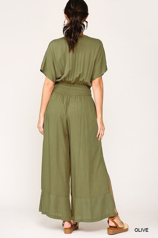 DOLMAN SLEELVE JUMPSUIT