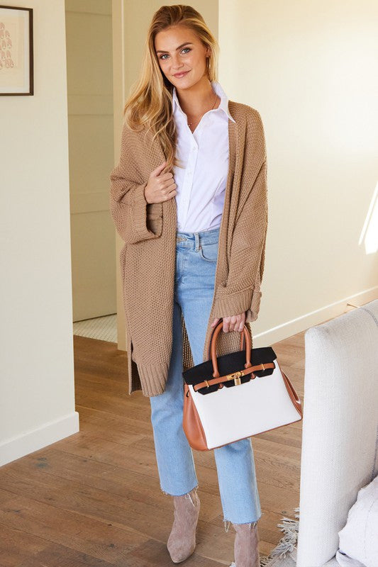 LUCY LONG KNIT CARDIGAN