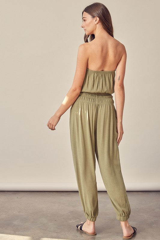 MADISON TUBE TOP JUMPSUIT