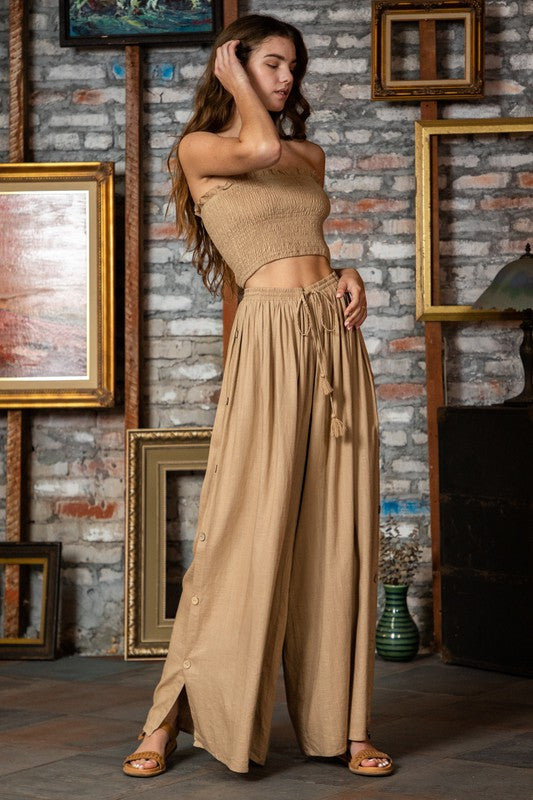 BLACK SAMANTHA PANT SET
