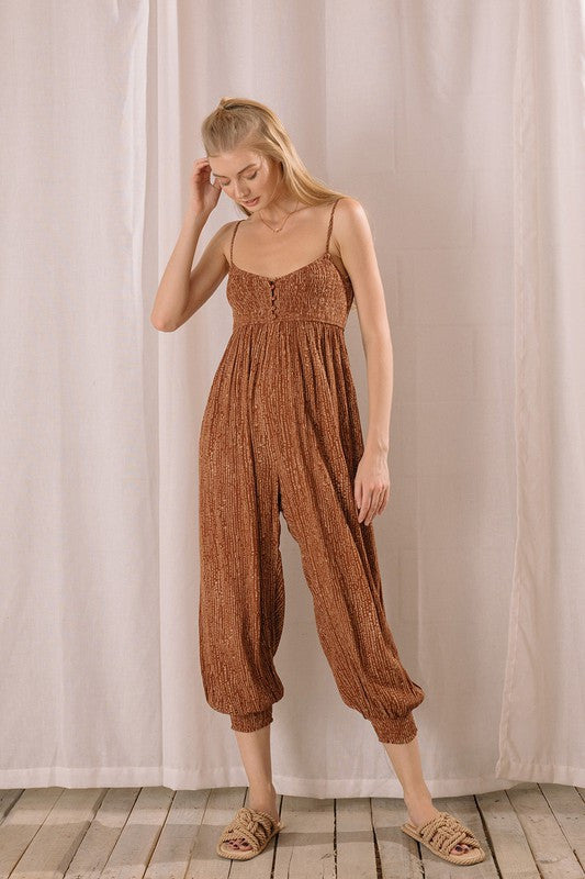 TRIBAL PRINT JUMPSUIT