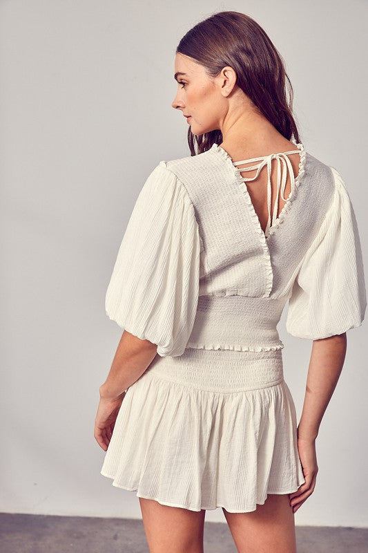WENDY SMOCKING TOP