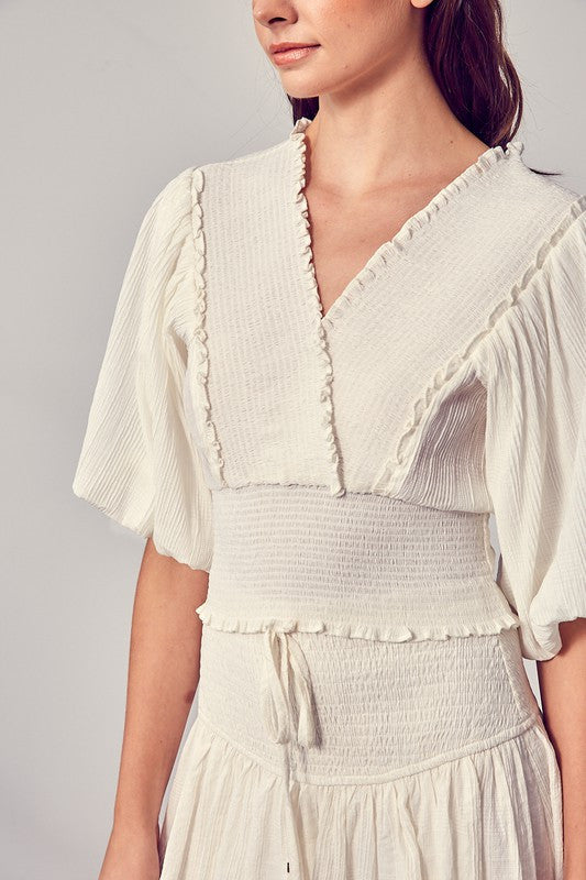 WENDY SMOCKING TOP