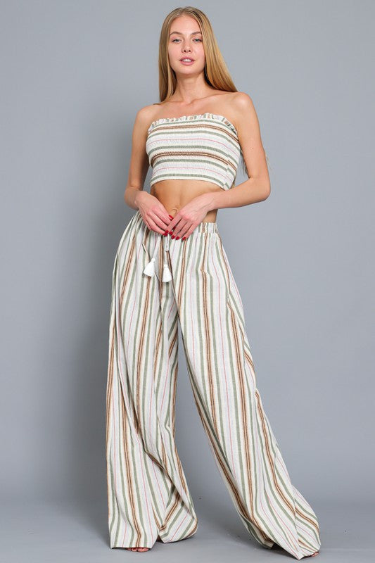 SAND & OLIVE SAMANTHA PANT SET