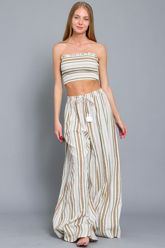 SAND & OLIVE SAMANTHA PANT SET