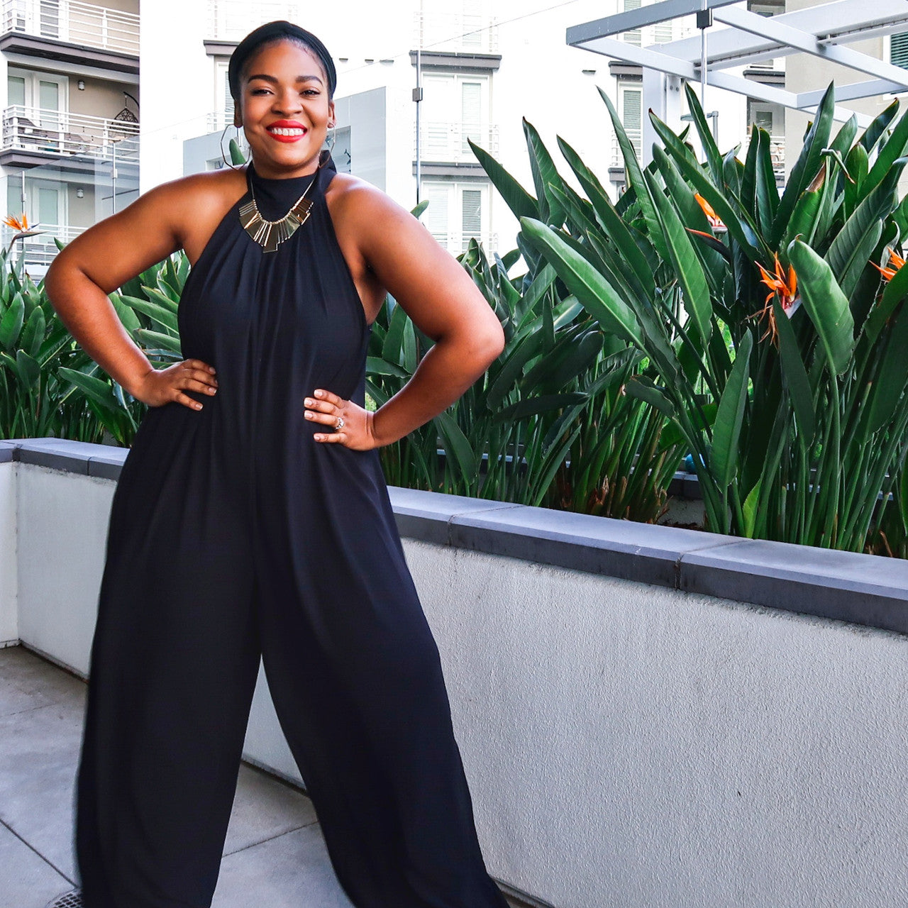 GISELLE HALTER JUMPSUIT