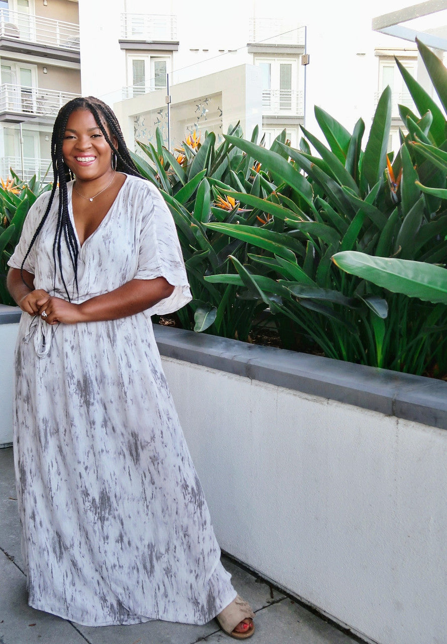 OCEAN TIDES MAXI DRESS
