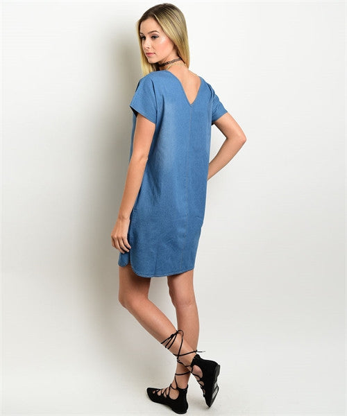 DENIM TUNIC DRESS