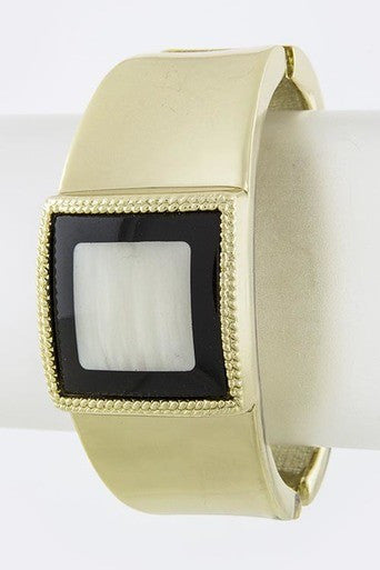 SQUARE JEWEL ACCENT BRACELET