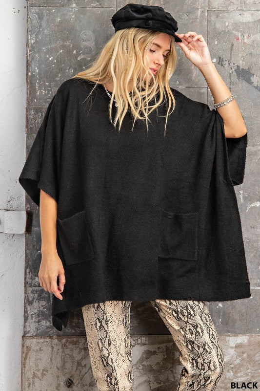 PONCHO SWEATER