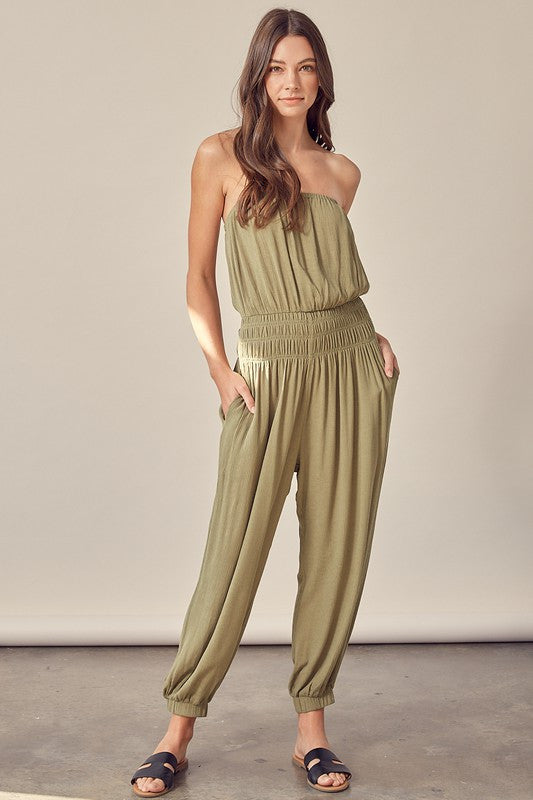 MADISON TUBE TOP JUMPSUIT