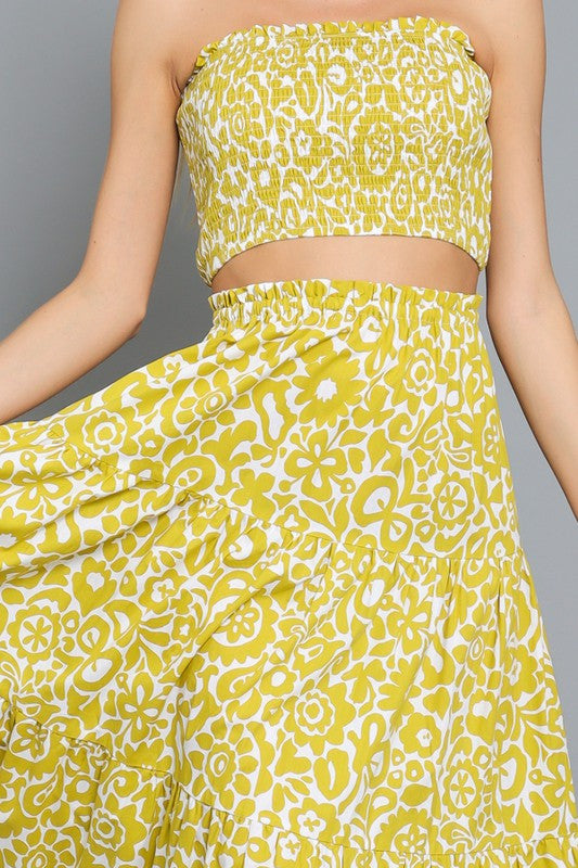 AMALFI COAST SKIRT SET