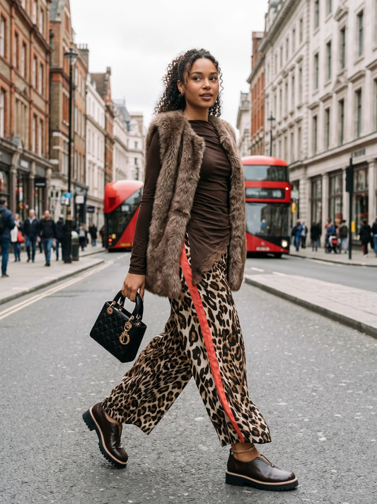 Faux Fur Longline Vest
