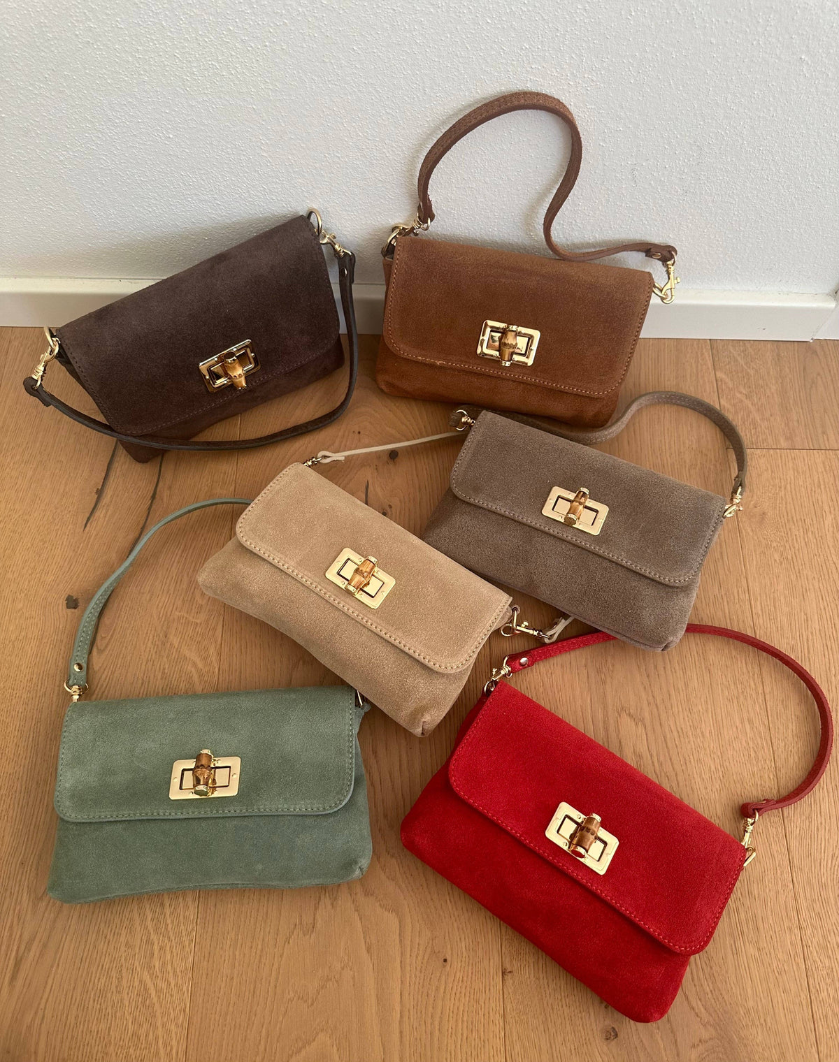 VICKY - suede Crossbody Handbag