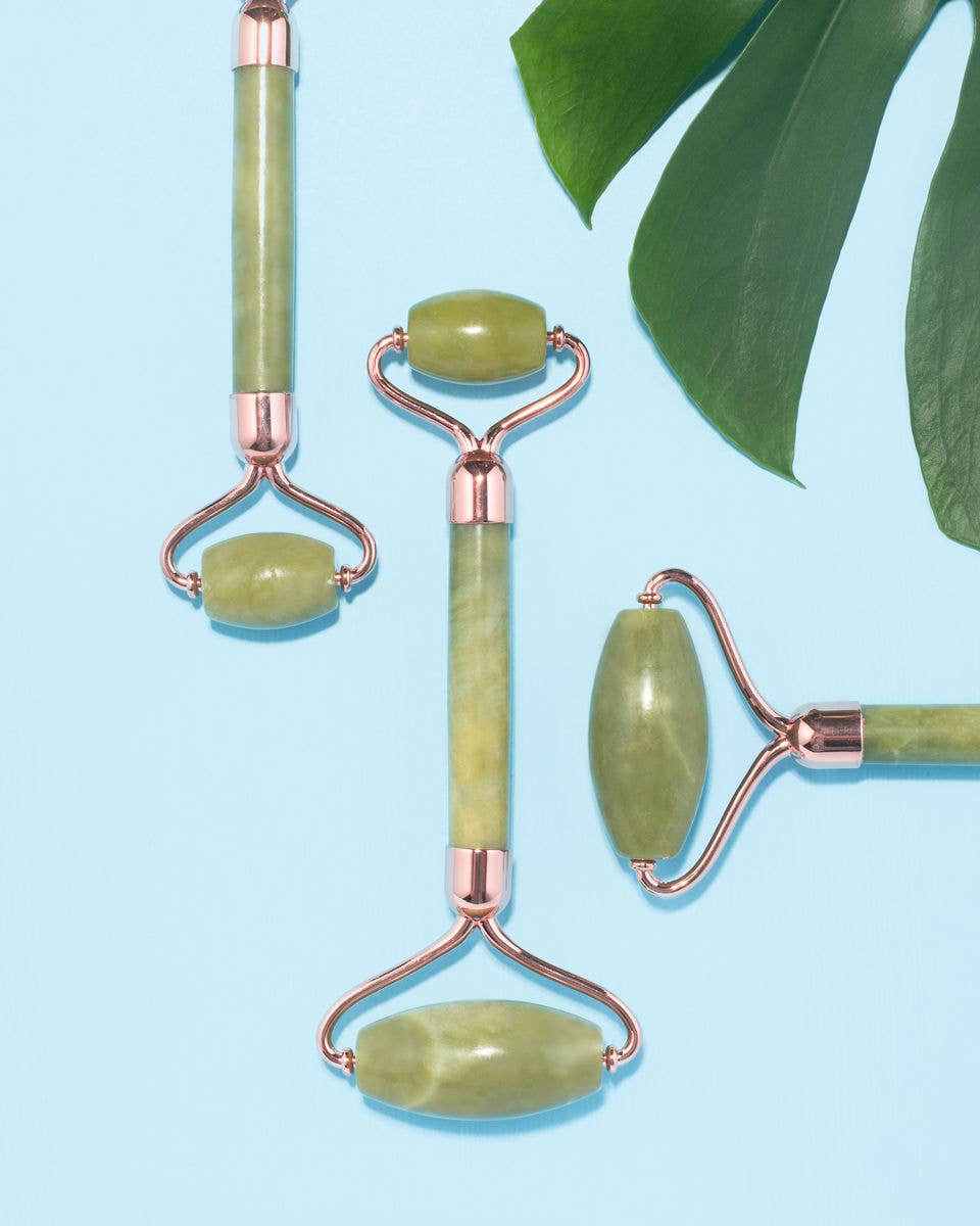 Jade Rose Gold Facial Roller