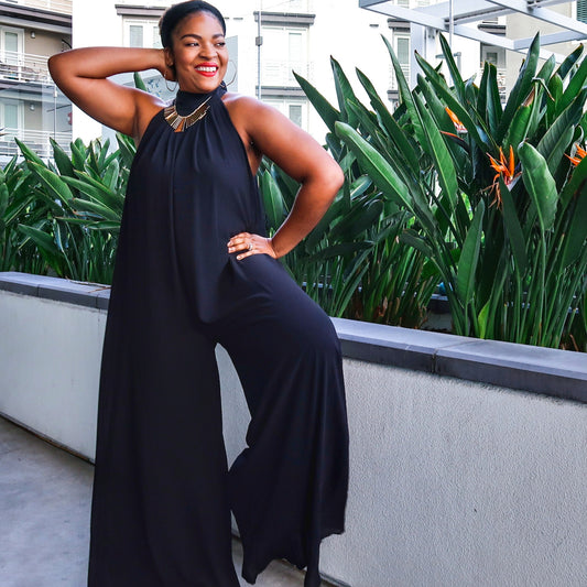 GISELLE HALTER JUMPSUIT