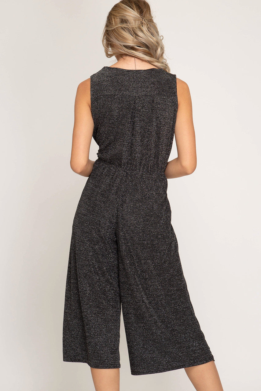 SPARKLE LUREX JUMPSUIT