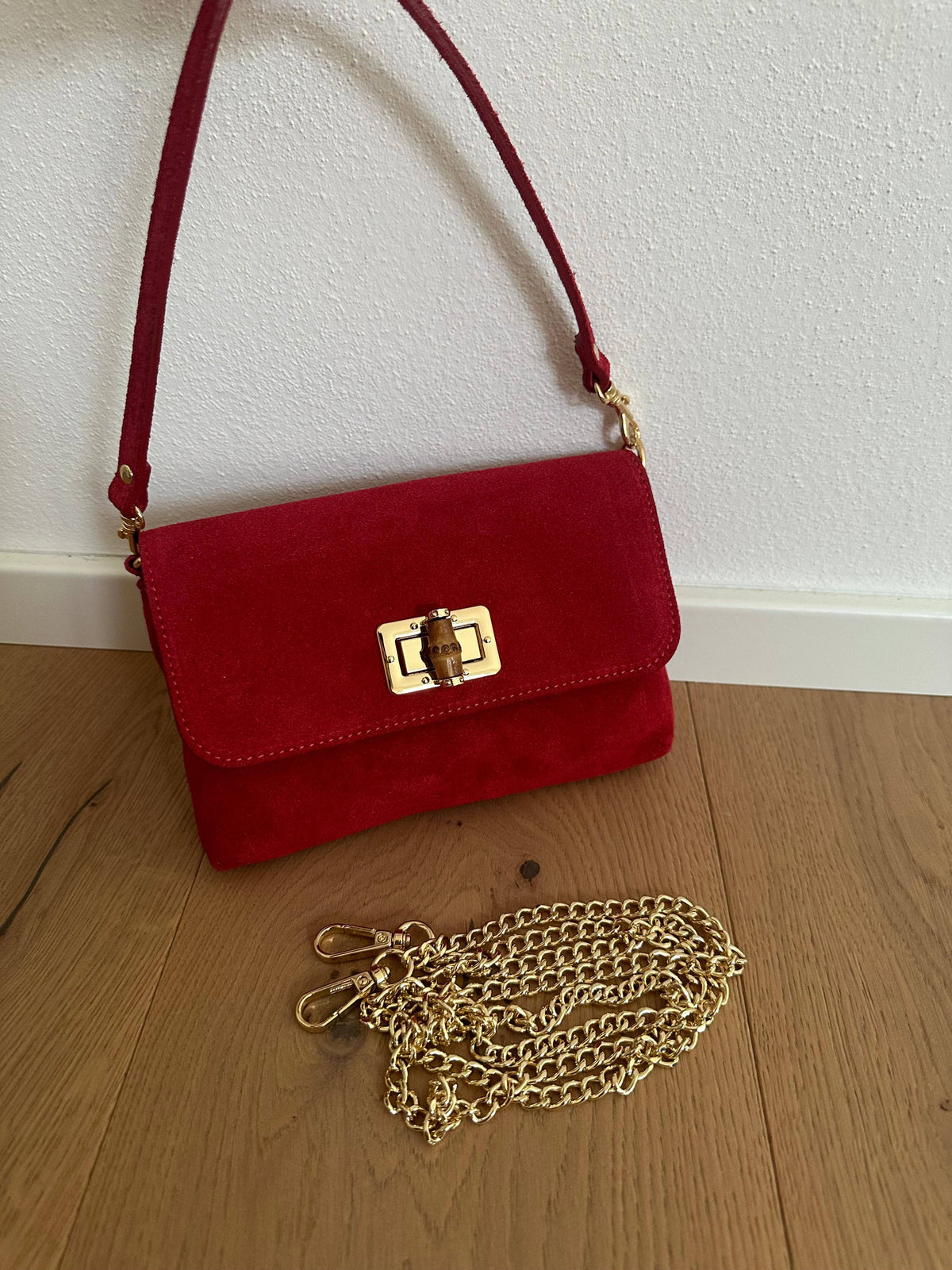 VICKY - suede Crossbody Handbag