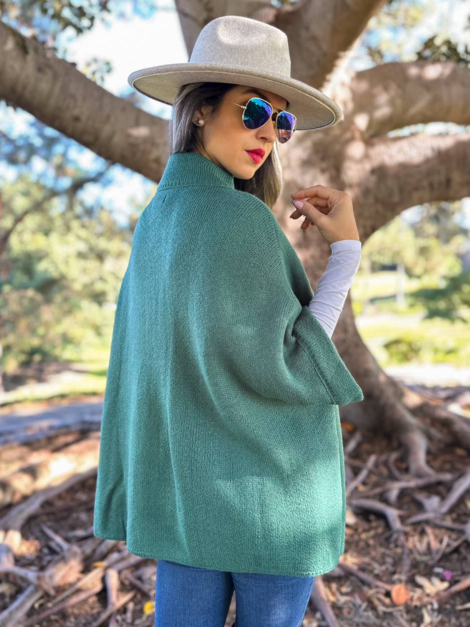 Solid Knitted Cardigan with Neck Button