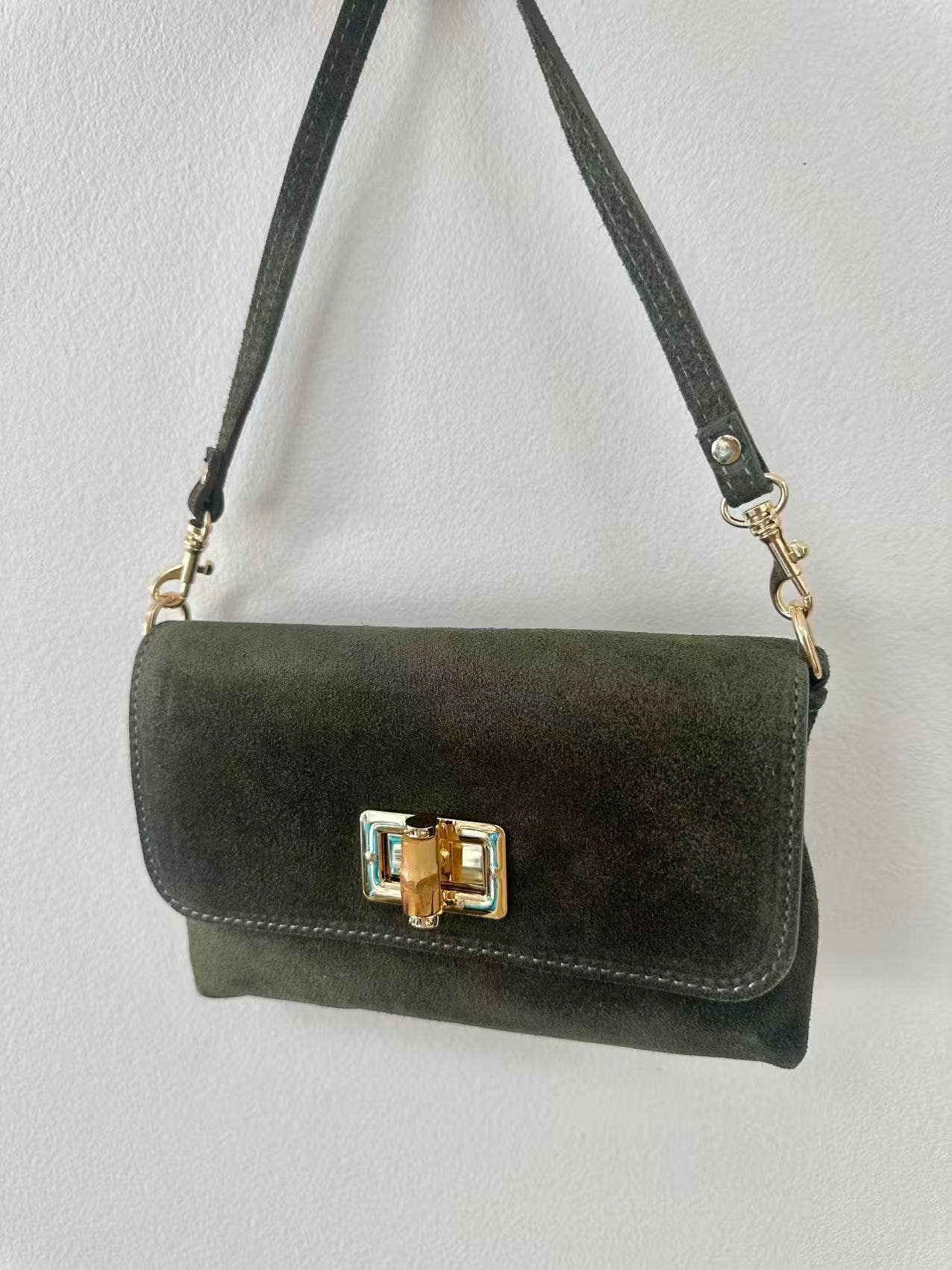 VICKY - suede Crossbody Handbag