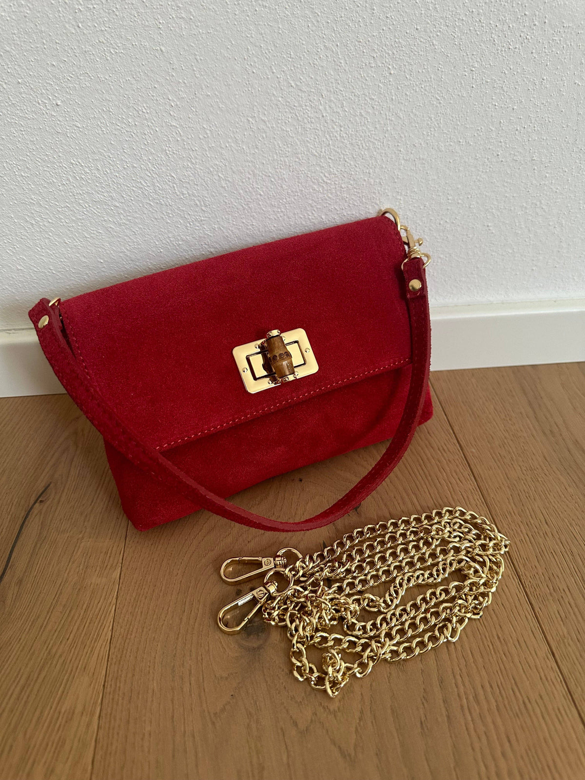 VICKY - suede Crossbody Handbag