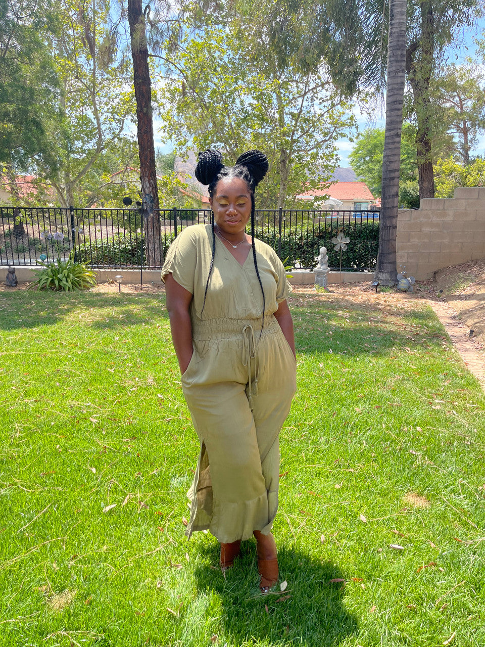 DOLMAN SLEELVE JUMPSUIT