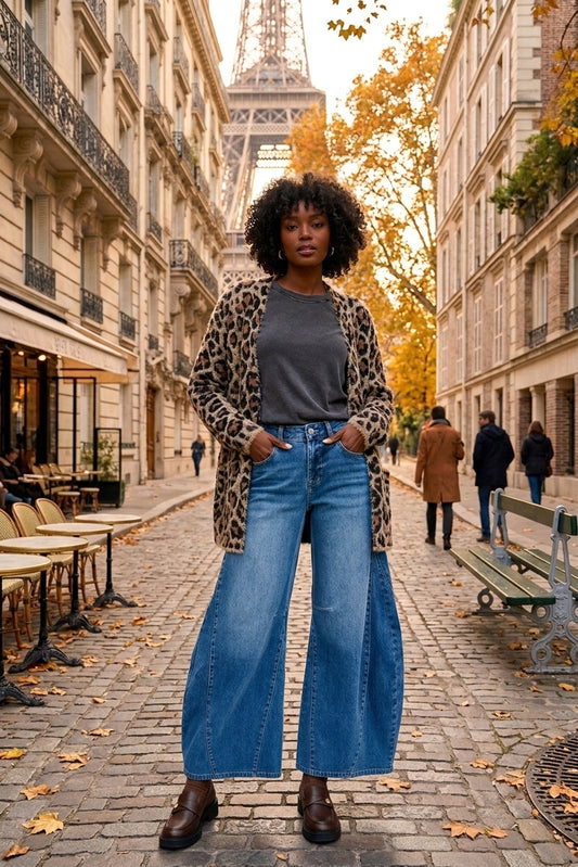 Slouchy Barrel Curvy Sideseam Jeans
