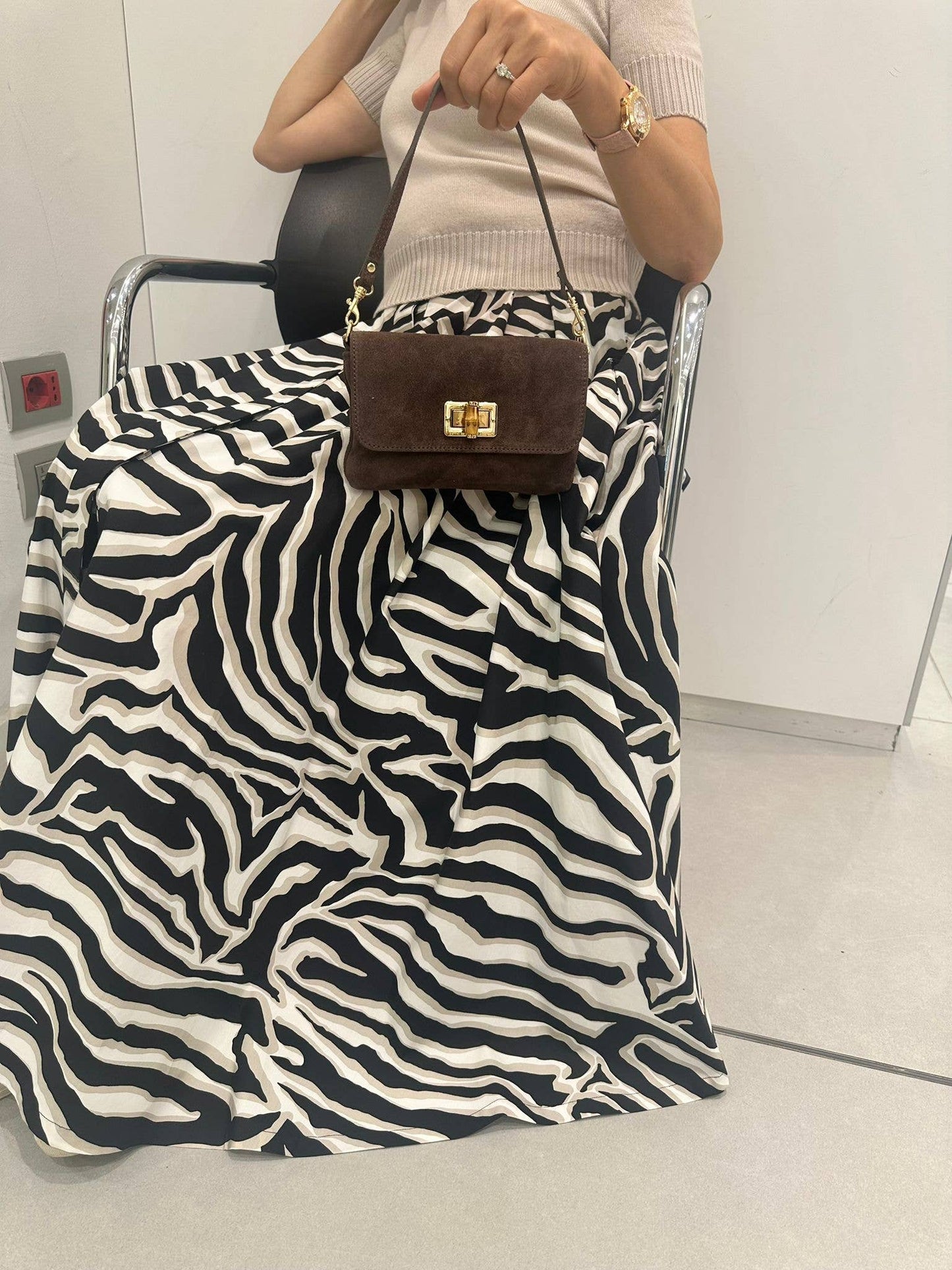 VICKY - suede Crossbody Handbag