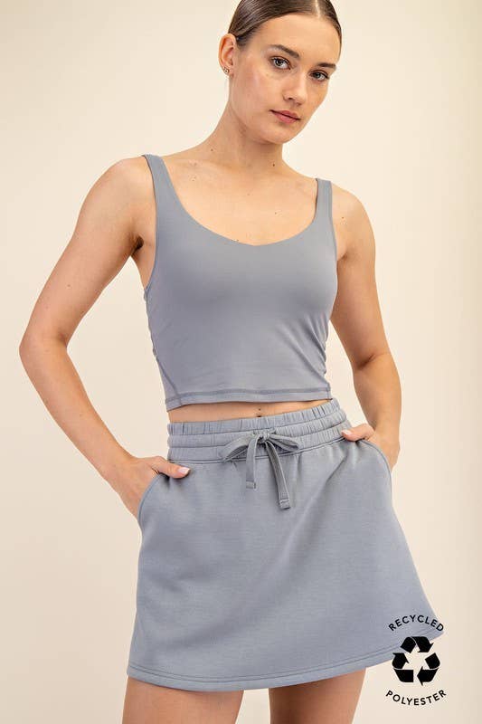 V Neckline Cropped Yoga Top