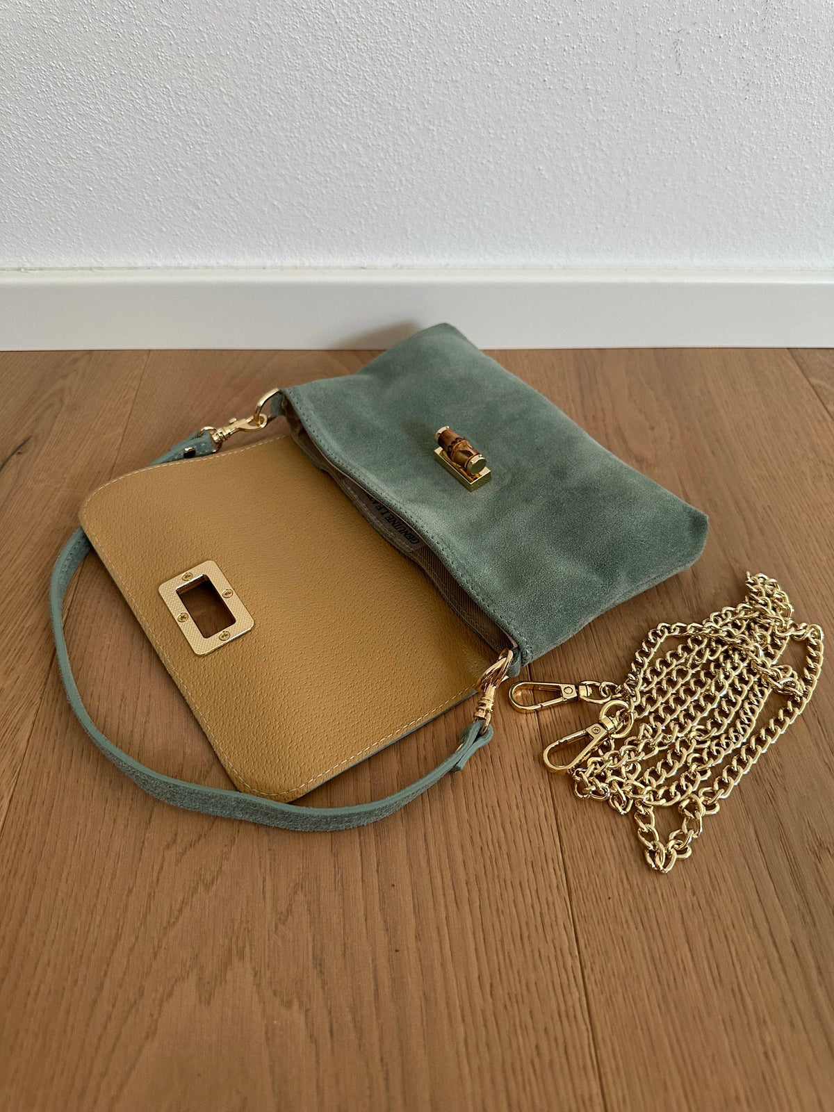 VICKY - suede Crossbody Handbag