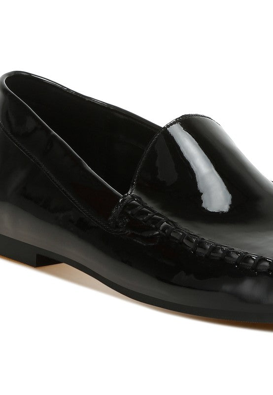 Dama Patent Pleather Loafers