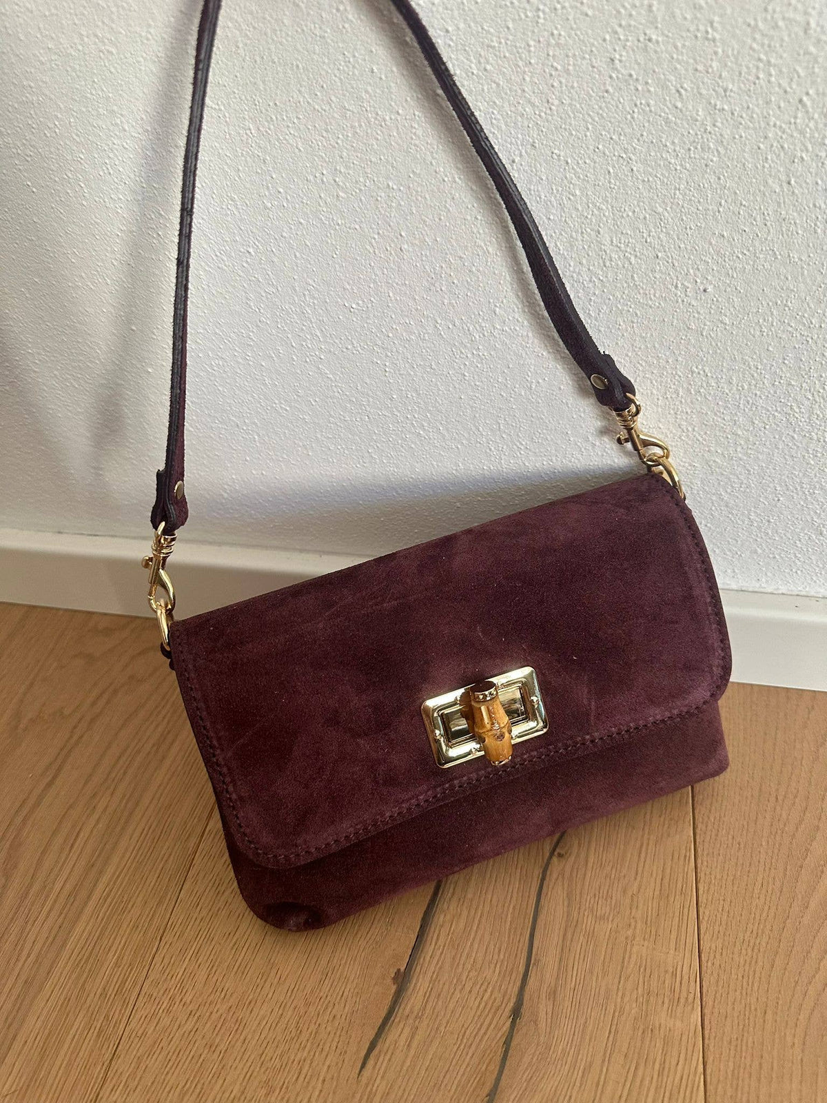 VICKY - suede Crossbody Handbag