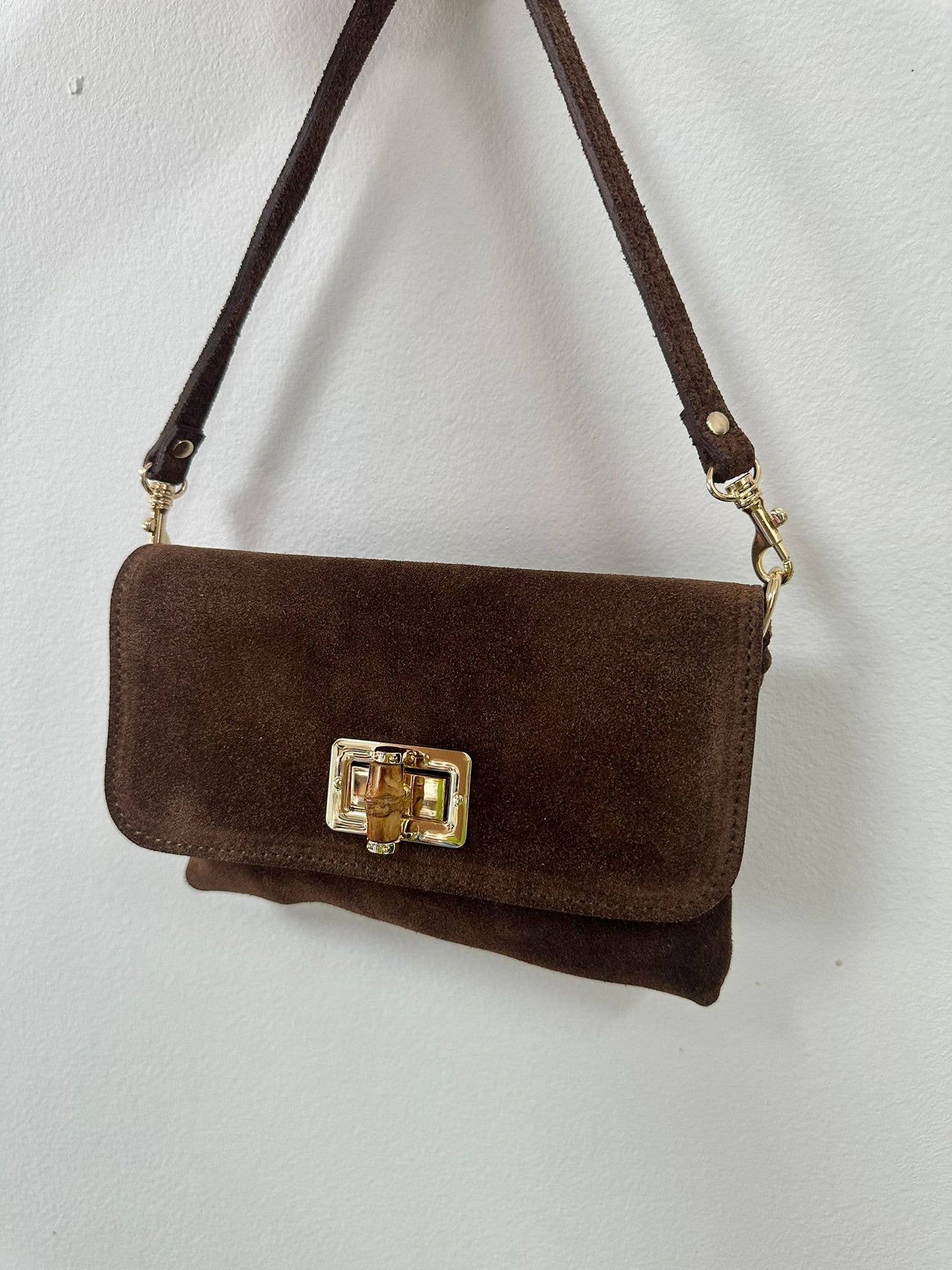 VICKY - suede Crossbody Handbag