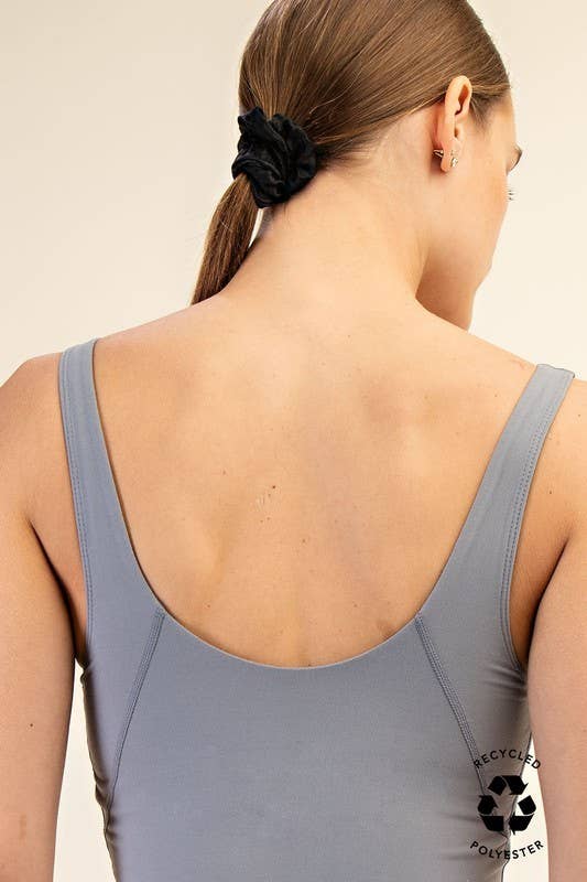 V Neckline Cropped Yoga Top