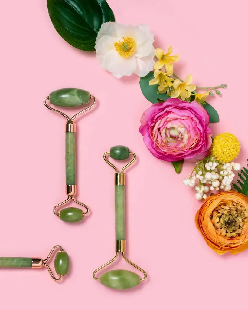 Jade Rose Gold Facial Roller