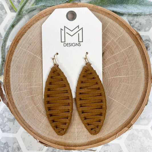 Leif Earrings - Camel