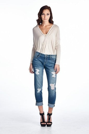 Destroyed Boyfriend Jean