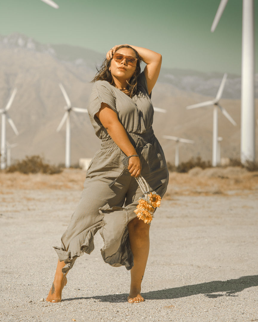 DOLMAN SLEELVE JUMPSUIT